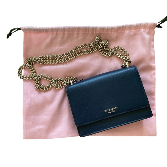 KATE SPADE NEW YORK Navy Crossbody Evening Bag - Picture 1 of 6
